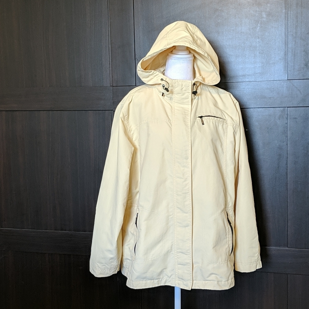 Eddie Bauer XXL Pale Yellow Lined Jacket